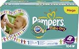 Pampers - 81322265 - Baby Dry Couches - Taille 4+ Maxi+ (9-20 kg) Unisexe - Megapack x104 Couches