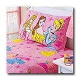 Disney Princess Twin Flannel Sheet Set