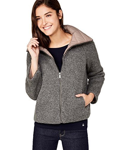 (ユナイテッドカラーズオブベネトン) UNITED COLORS OF BENETTON ボリュームネック9分袖ジャケットDDF3(キャンペーン対象)