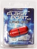 Produkt-Bild: Flashport xo 16 GB USB Stick USB 3.0 Speicherstick High Performance Speed (Bis 120 MB/sec lesen, 100 MB/sec schreiben)