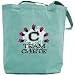 Canvas Tote Bag Green Water 