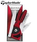 Men's TaylorMade Burner 1 Glove LH White/Red/Black - New Closeout Model