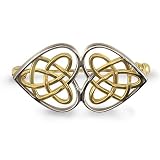 Image of 9ct Yellow Gold Celtic Heart Style Brooch