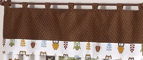 Night Owl Window Valance by Sweet Jojo DesignsB0052XMME2 