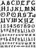 Rusty Pickle Cap'n Jack & Pirate Princess Alphabet Clear Stamps 6"X8" Pirate Font SMP63, 1 Item(s)/Order