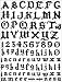 Cap'n Jack Alphabet Stamp: Pirate Font