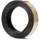3M Dual Lock Reclosable Fastener TB4575 Low Profile Black, 1 in x 10 ft (1 Mated Strip/Bag)