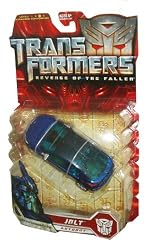 Transformers Movie Series 2 Revenge of the Fallen Deluxe Class 6 Inch Tall Robot Action Figure - JOLT with Electro Whips (Car Mode : Chevy Volt)