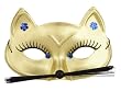 Gold Panther Half Mask with Gemstones