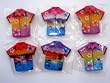 Six Refridgerator Magnets - Hawaiian Shirt - Tropical Design (D)