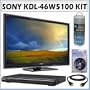 Sony BRAVIA� W-Series KDL-46W5100 46-Inch 1080p 120Hz LCD HDTV + DVD Accessory Kit