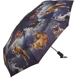 Galleria Raining Cats & Dogs Folding Umbrella