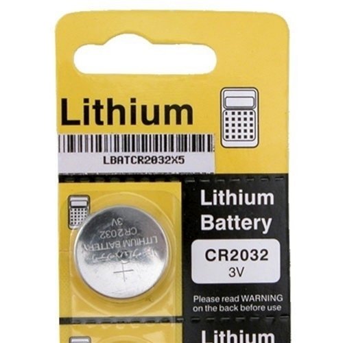 CR-2032 Lithium 3V Battery, 'coin cell', Sold As 10 Batteries