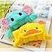 Lovely Nursery Hand Towel Soft Plush Fabric Cartoon Animal Hanging Wipe Bathing Towel (Yellow Duck) by Broadfashion