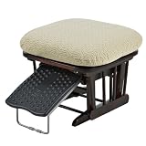 Dutailier Nursing Ottoman - Cherry/ Beige