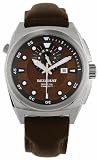Beuchat Murena 200m mens divers watch, black & orange dial