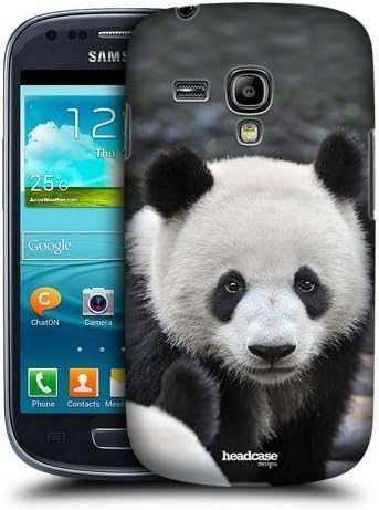 AIYAYA Samsung Case Designs Close-Up Panda Wildlife Protective Snap-on Hard Back Case Cover for Samsung Galaxy S3 III mini I8190