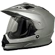 AFX FX-39DS Dual Sport Motorcycle Helmet Silver DS (Large 0110-2457)
