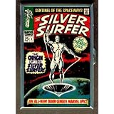 ID CREDIT CARD HOLDER OR CIGARETTE CASE: SILVER SURFER #1 COMIC BOOK 68 BY PENNY SILVER