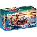 Playmobil 5137 - Piratas: bote pirata con tibur�n