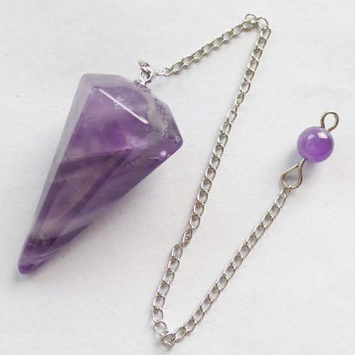 Beautiful Natural Amethyst Pendulum Pendant Bead
