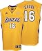 Pau Gasol Youth Jersey: adidas Gold Replica #16 Los Angeles Lakers Jersey - Medium (10-12)