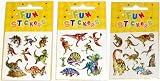 6 Packs of Dinosaur Mini Glitter Stickers - Party Loot Bag FillersIMAGE