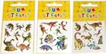 6 Packs of Dinosaur Mini Glitter Stic...