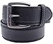 Wolverine Men's Black Smooth Belt With Gunmetal Roller Buckle Belt, Black,38