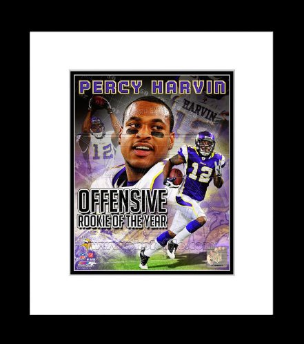 Minnesota Vikings Percy Harvin Offensive Rookie of Year Framed 8x10 Picture