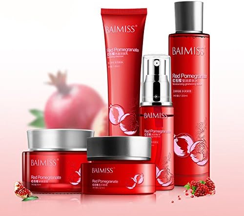 red pomegranate whitening face cream Facial Face Care Skin Removing freckle 5pcs Acne Moisturizing Whitening Cream Anti Winkles