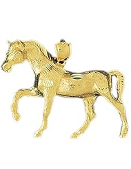 CleverEves 14K Gold Pendant Horse 9.3 - Gram(s)