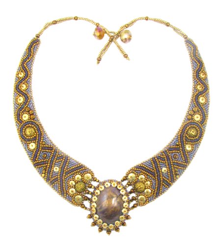 Beads East Viking Bead Embroidery Necklace Kit by Ann Benson