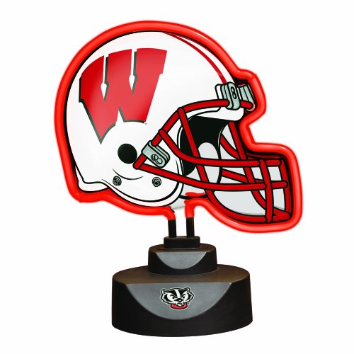 NCAA University of Wisconsin Neon Helmet