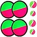 Paddle Catch Ball and Toss Game Set Disc Toss and Catch Paddle Sport Game(4 Paddles and 4 Balls)