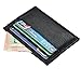 Sandistore Mens Slim Credit Card Holder Mini Wallet ID Case Purse Bag Pouch (Black)