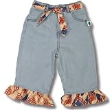 Baby Girls Stars n' Stripes Boutique Denim Jeans by Frogs Frills and Daffodils