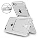 iPhone 6S Plus Case, Fogeek® Slim Fit 0.3mm Clear TPU Gel Shockproof Case Cover for iPhone 6S/6 Plus with Card Holder (Transparent)