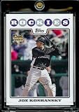 2008 Topps Baseball Cards # 236 Joe Koshansky (RC) - Colorado Rockies - MLB Baseball Rookie Card in a Protective Screw Down Display Case