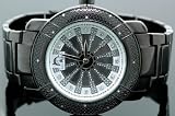 Techno Master Mens Black Diamond Watch