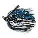 BOOYAH Boo Jig Bass Fishing Lure with Weed Guard, Black/Blue, Baby Boo Jig (3/16 oz)