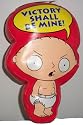 Family Guy Stewie "Victory Shall Be Mine" Pillow