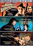 Sherlock Holmes Triple Feature DVD Set: The Hound of the Baskervilles, Billy Wilders The Private Life of Sherlock Holmes, Without a Clue