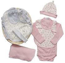 Organic Egyptian Cotton New Born Gift Basket