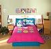 Peace Sign Fuchsia Pink Comforter Bedding Set Full/Queen Peace Sign Fuchsia Pink Comforter Bedding Set Full/Queen