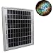 HQRP 8W (Size of 5 Watt / 5W) Mono-crystalline Solar Panel 8 Watt 12 Volt in Anodized Aluminum Frame