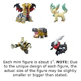 Pokemon Super Encyclopedia Mini Figures Discount Bundle [Vol.# 13] (5 ~1 mini figures: Darkari, Dusknoir, Giratina, Hippowdon, Leafeon) (Japanese Imported)