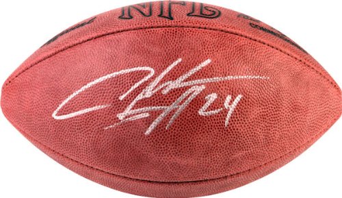 CHARLES WOODSON SIGNED AUTOGRAPHED FOOTBALL OFFICIAL NFL GAME BALL GREEN BAY PACKERS COA + HOLOGRAM