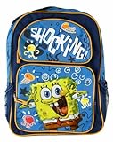 Canvas Backpacks:Spongebob JellyFish & Bubble Large Backpack