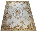 10'2"x14'4" Handmade Elephant Needlepoint Rug (FREE SHIPPING)
